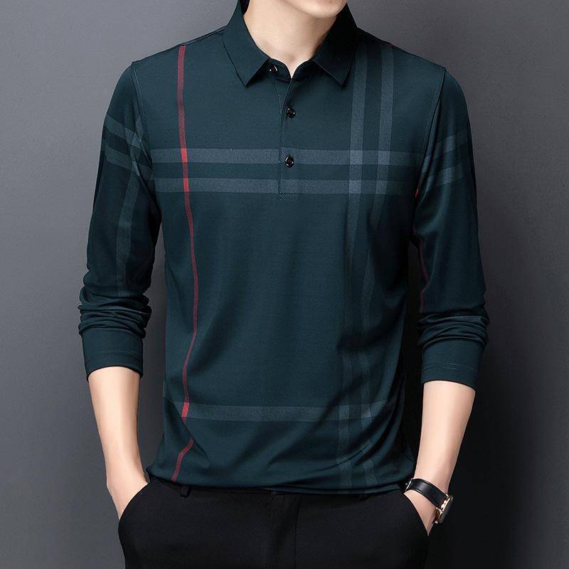 Neuer Papa Langarm-T-Shirt Herren Frühling und Herbst Sommer Frühling und Herbst Stil Mittelalte und ältere Herren Locker XXXXL von Joom DACH