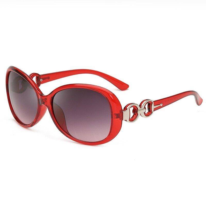 Neuer Stil Uv400 Anti-Ultraviolett Mode und eleganter Stil Sonnenbrille für Damen nicht polarisiertes Modeaccessoire rot von Joom DACH
