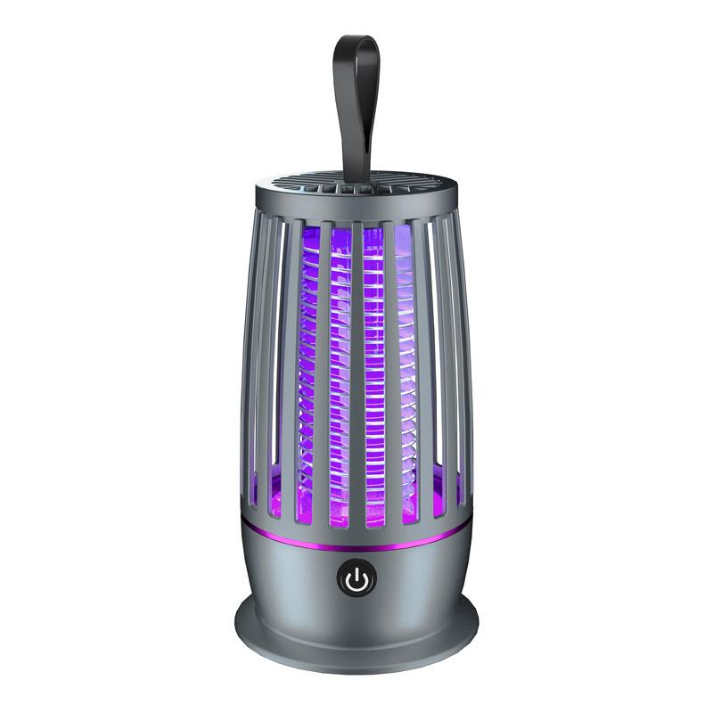 Neuer Typ Laterne Mückenvernichter USB-Aufladung Outdoor-Mückenvernichter USB tragbares Haushalts-LED-Photokatalyse-elektrisches Mückenvernichter-Nachtlicht Charging model grau von Joom DACH