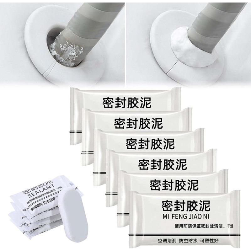 Neuer Typ wasserdichter Dichtungsmastix Super Diamond Mudseal Wasserdichter Dichtungston Wasserdichter Kitt Dichtungsmasse Schneller Wandreparaturschlamm für Abflussanschlüsse 1pcs weiß von Joom DACH