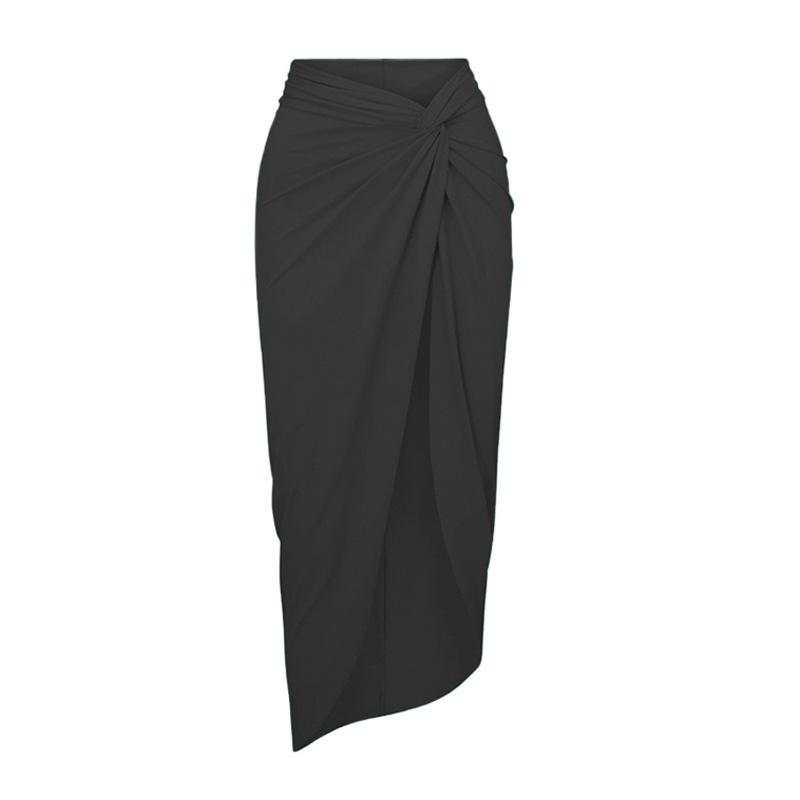 Neuer einfarbiger französischer Retro-Hollow-Einteiler Damen Mesh-Rock Badeanzug-Set XL von Joom DACH