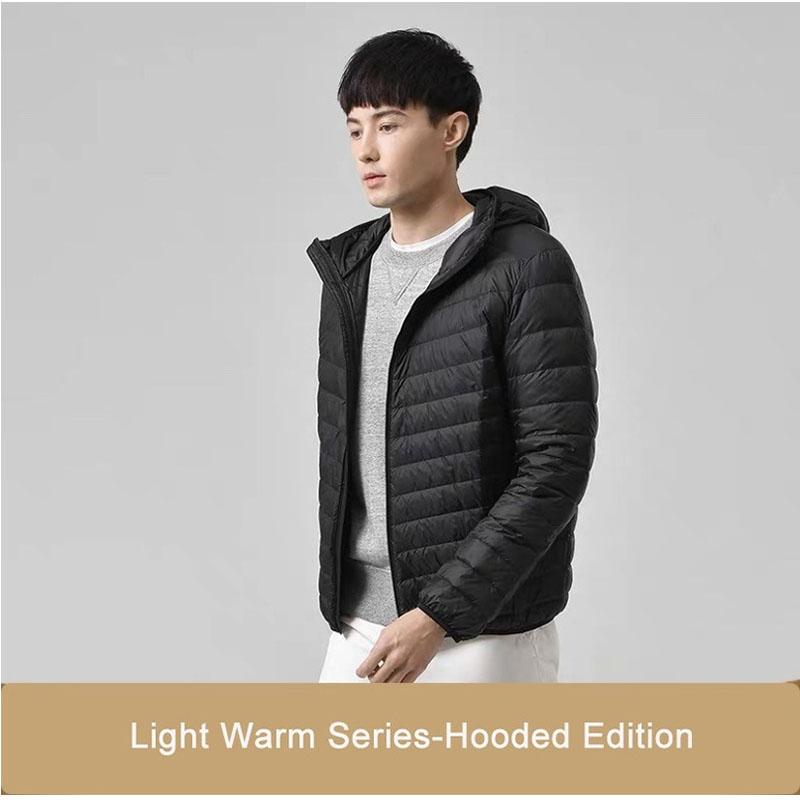 Neuer ultraleichter, verstaubarer Daunenmantel für Herren, bequemer, winddichter, wasserdichter Mantel, weiche, bequeme Jacken für Herren in Übergröße 6XL von Joom DACH