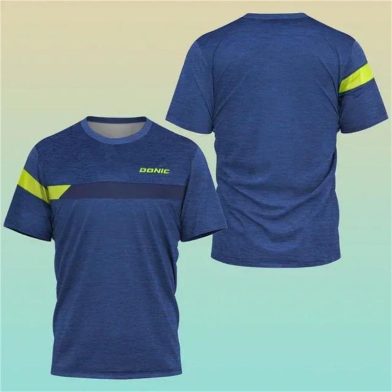 Neues T-Shirt mit 3D-Druck für Herren, Trikot, Haikyuu, Tischtennis, Sport-Trainingsshirt, schweißabsorbierendes, bequemes Oberteil, Badminton-T-Shirts S von Joom DACH