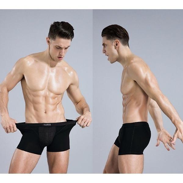 Neues Upgrade für Herrengesundheit, Magnetfeldtherapie, Unterwäsche, 48 Stück Magnete (XS-5XL) 2XL schwarz von Joom DACH