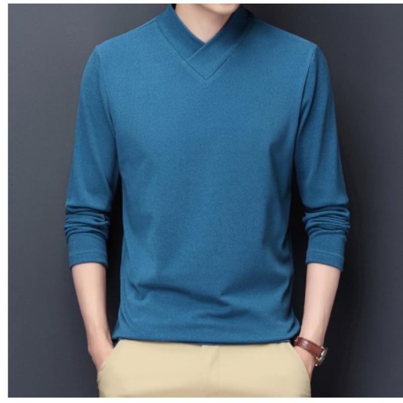 Neues doppelseitiges Samt-Sweatshirt für Herren im Herbst und Winter, trendiges Pullover-Unterhemd für Herren 3XL von Joom DACH