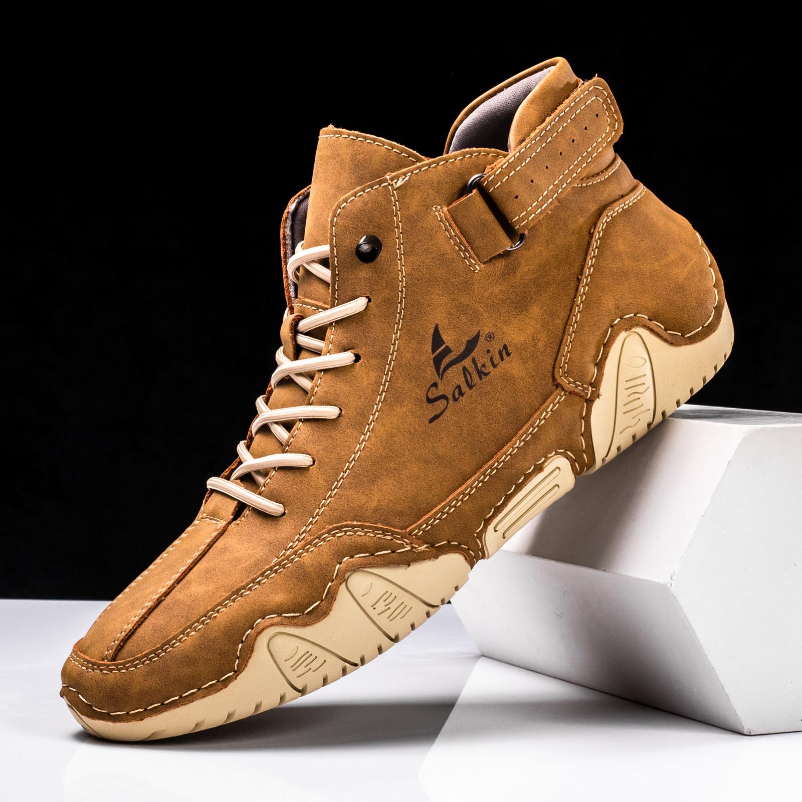 Neueste 2024 Handgemachte Männer Stiefel Design Turnschuhe Mann Outdoor Casual Leder Männer Schuhe Stiefeletten Atmungsaktiv Heißesten 40 blau Neueste 2024 Handgemachte Männer Stiefel Design Turnschuhe Mann Outdoor Casual Leder Männer Schuhe Stiefeletten Atmungsaktiv Heißesten 40 blau von Joom DACH