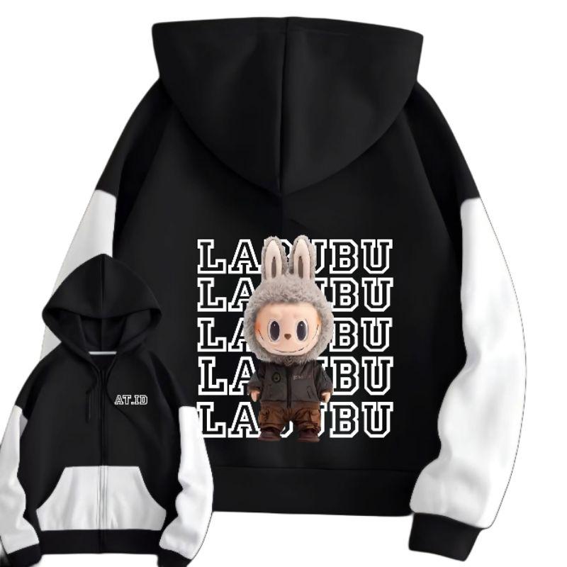 Neueste Labubu Reißverschluss-Hoodie-Sweatshirt für Jungen und Mädchen im Alter von 3-12 Jahren 160 von Joom DACH