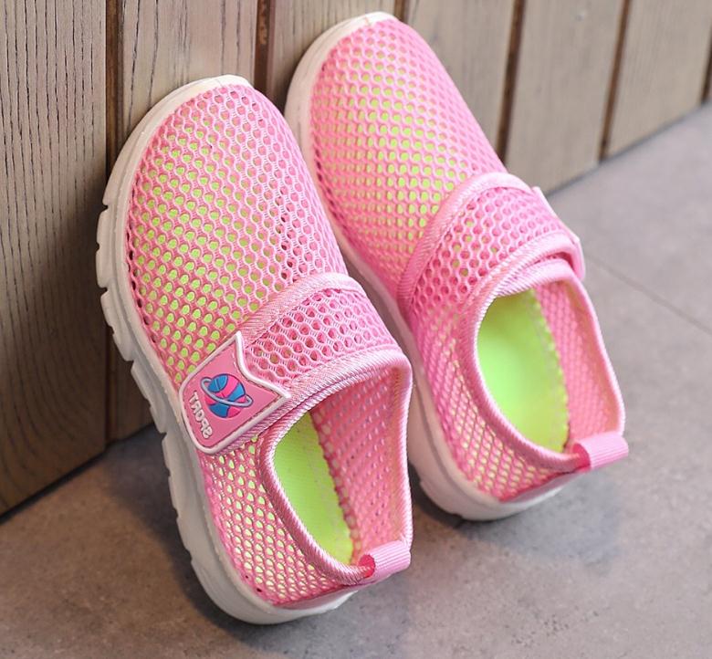 Neueste Mesh Kinder Turnschuhe Leichte Kinder Schuhe Casual Atmungsaktive Jungen Schuhe Non-slip Mädchen Turnschuhe Zapatillas Größe 21-38 22.0 von Joom DACH
