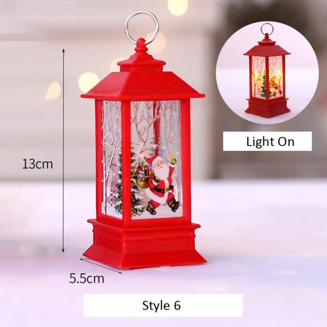 Neueste Weihnachten Dekorative Schneemann Hängen Licht Elch Flamme Nachtlicht Kreative Santa Claus Festival Laterne Dekor Style 6 von Joom DACH