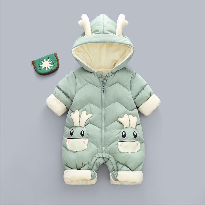 Neugeborenen Romper Baby Winter Plus Dicken Overall Mädchen Overalls Kleinkind Mantel Winter Herbst Overalls Kinder Oberbekleidung Kinder Schneeanzug 73 von Joom DACH