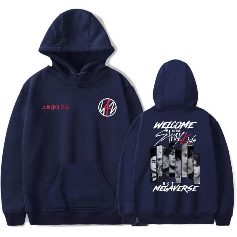 Neuheiten Herren Damen Hoodie Stray Kids Hoodies Streetwear Harajuku Casual Kpop Printed Hooded Pullover Sweatshirts M navy blau Neuheiten Herren Damen Hoodie Stray Kids Hoodies Streetwear Harajuku Casual Kpop Printed Hooded Pullover Sweatshirts M navy blau von Joom DACH