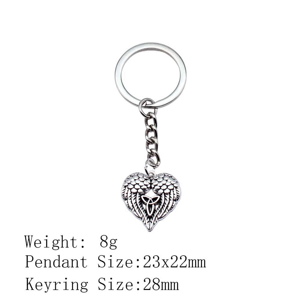 Neujahrstag Ästhetische Schlüsselanhänger Paar Herz Liebe Schlüsselanhänger Damen Taschen Kette Männer A09-1pcs-23x22mm von Joom DACH