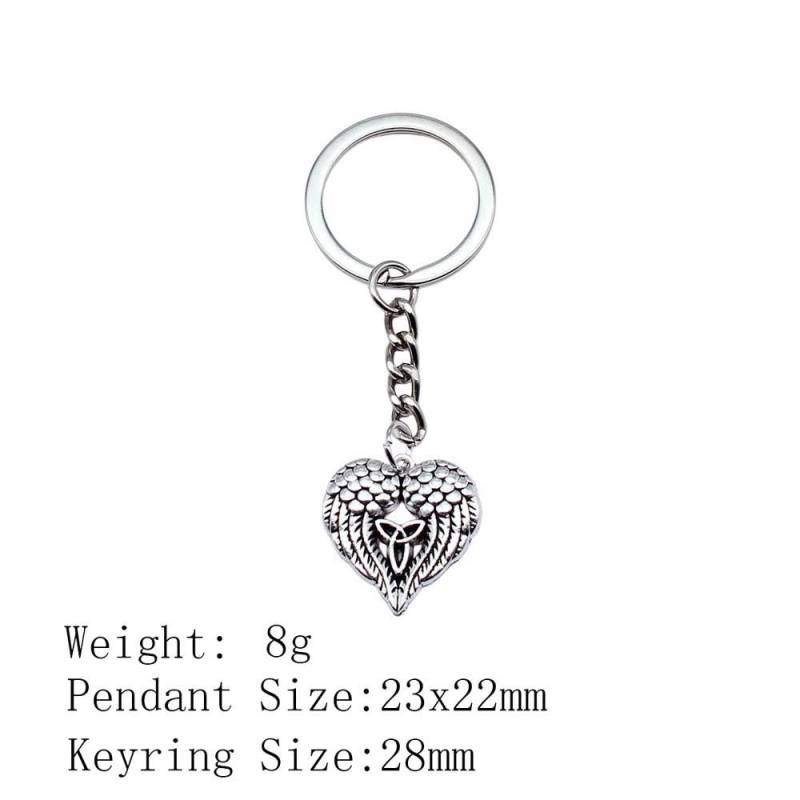 Neujahrstag Ästhetische Schlüsselanhänger Paar Herz Liebe Schlüsselanhänger Damen Taschen Kette Männer A09-1pcs-23x22mm von Joom DACH