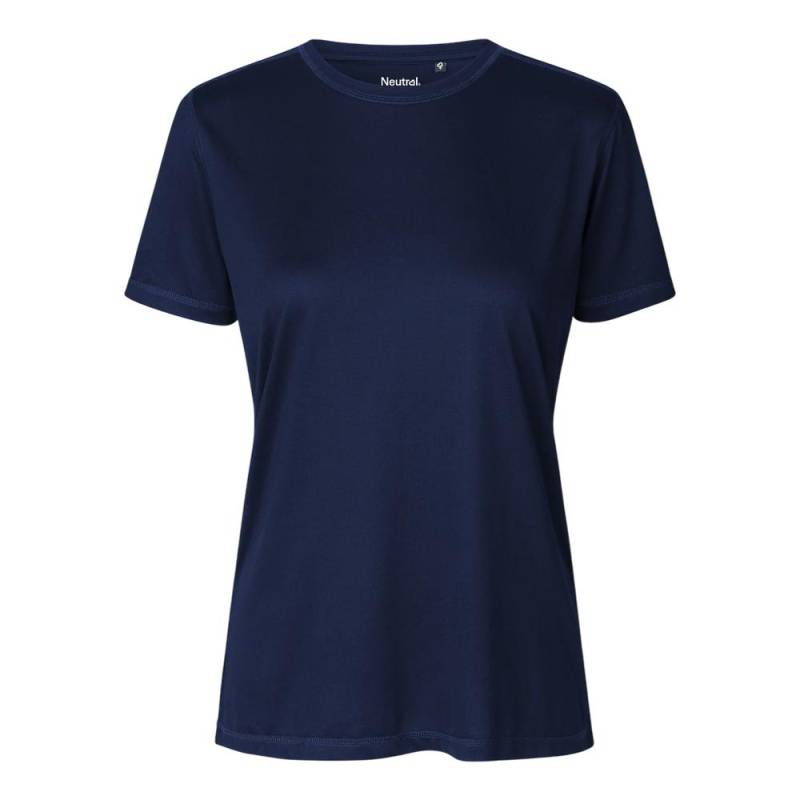 Neutrales Damen-Performance-T-Shirt L dunkelblau von Joom DACH