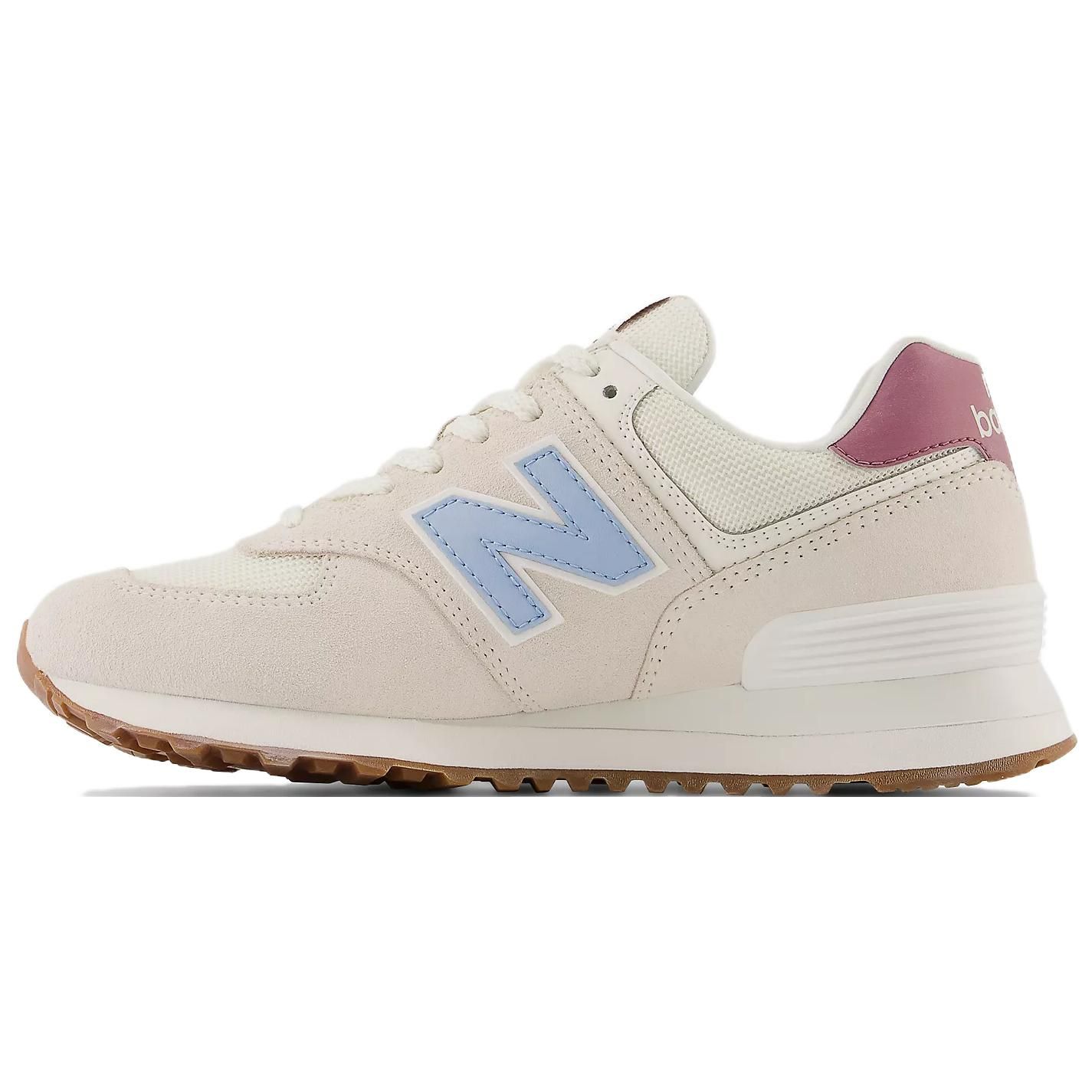 New Balance 574 Sea Salt Blue Haze Damen Sneakers Creme gewaschen-Burgund WL574RD 36.5 von Joom DACH