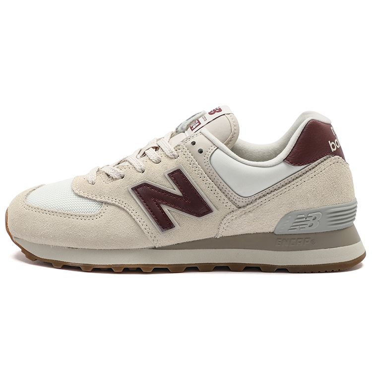 New Balance 574v2 Moonbeam Burgunder Damen Sneaker Creme WL574RCF 40.5 von Joom DACH