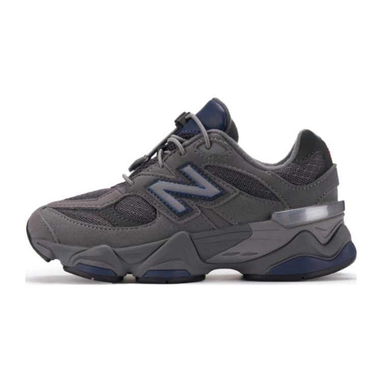 New Balance 9060 Kleinkind Castlerock Kinder-Sneaker Grau Marine Silber-Metallic PV9060EC 32.5 von Joom DACH