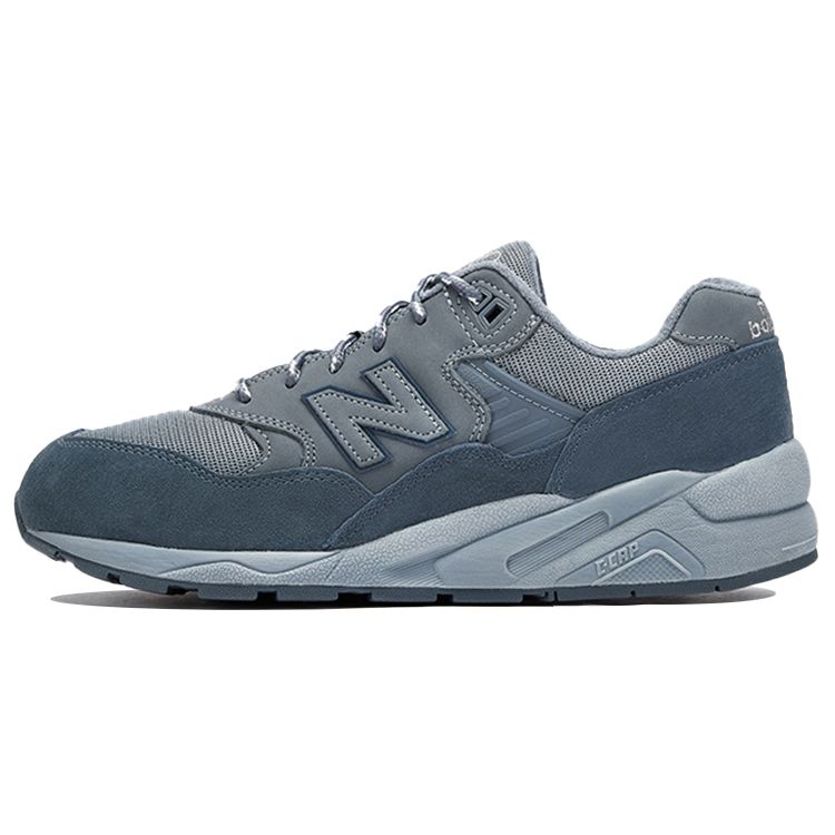 New Balance NB 580 Retro Leder Mesh Dämpfung Atmungsaktiv Abriebfest Rutschfest Low-Top Lässige Laufschuhe Unisex Sneaker Nebelblau CMT580OC 38 von Joom DACH