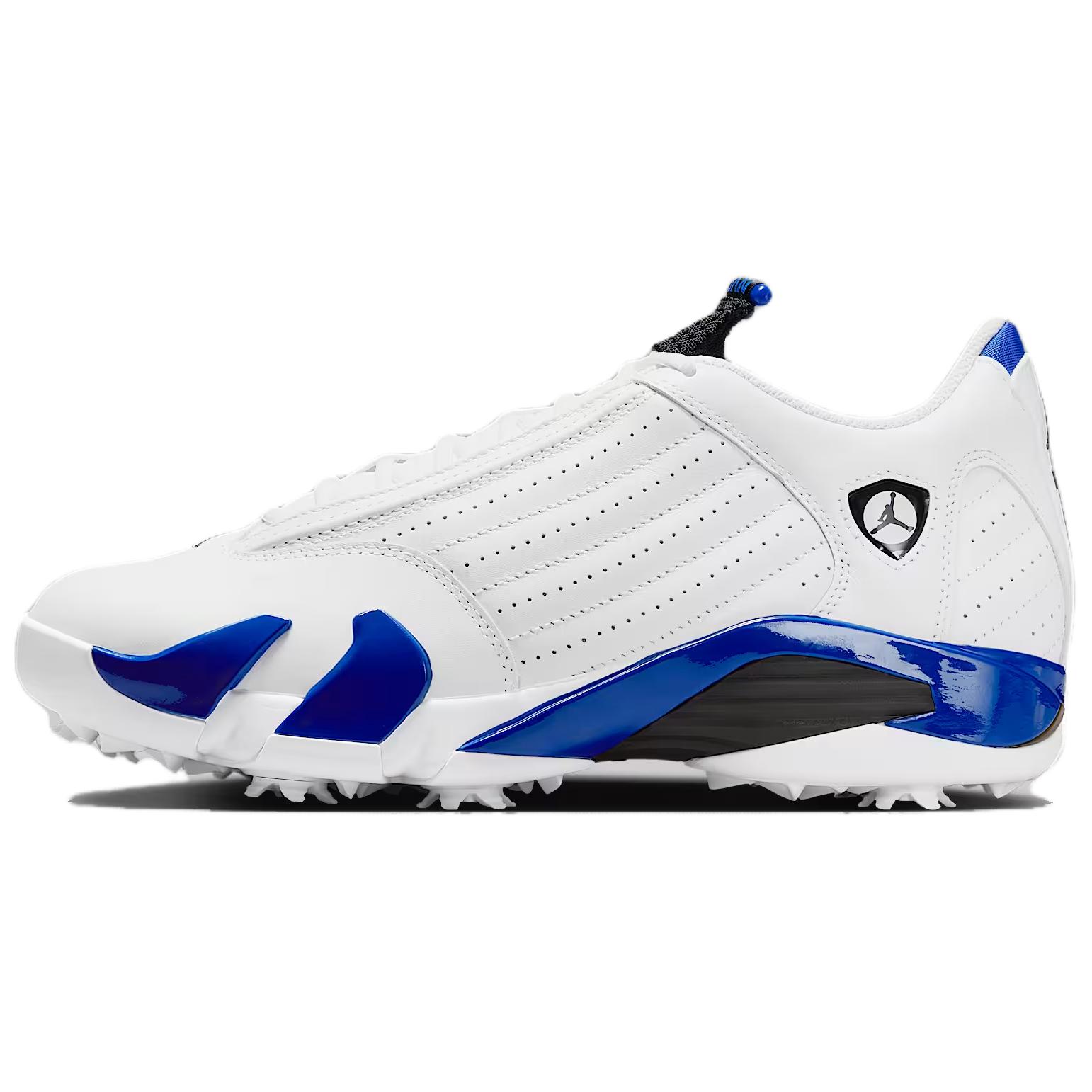 Neue Jordan Air Jordan 14 Abriebfeste Low Top Golfschuhe Herren Blau Weiß HJ7710-101 43 von Joom DACH