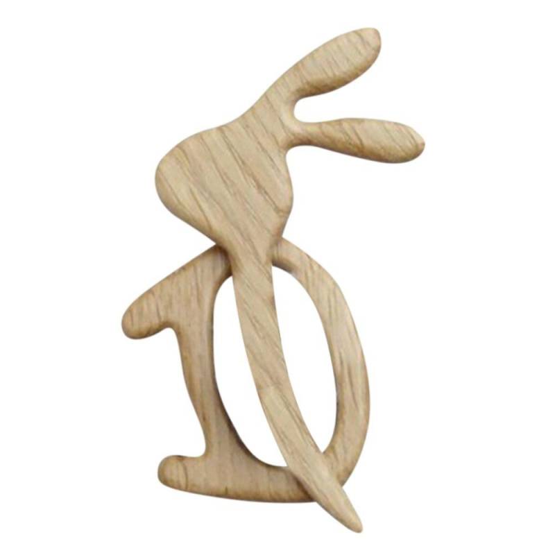 Niche Design Bär Hund Herz Tier Frauen Brosche Holz Brosche Mode Schmuck Kleidung Zubehör rabbit von Joom DACH