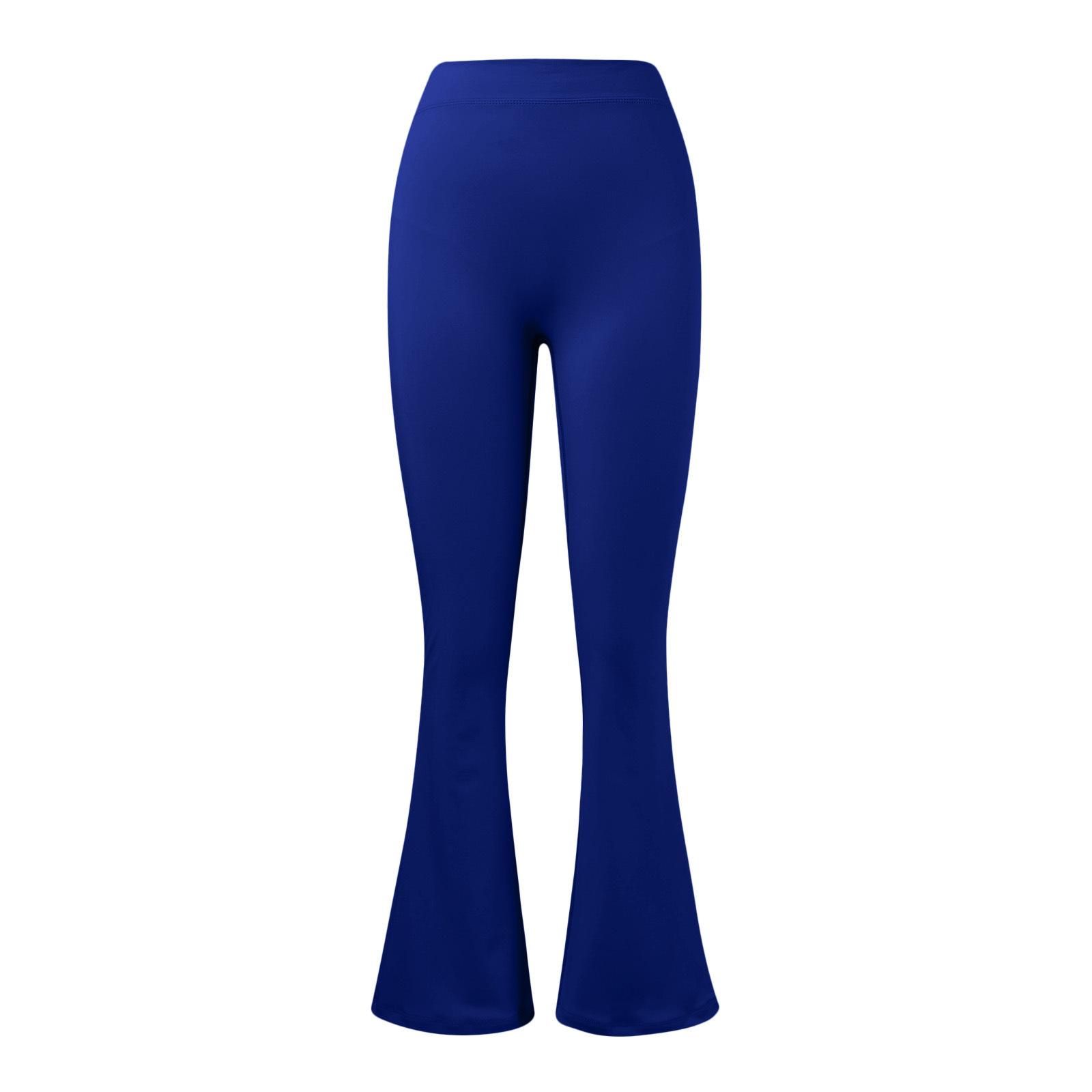Nicht abfärbende Micro Flare Yogahosen Sport Fitnesshosen Damen Hohe Taille Hüfthebende Hosen M blau Nicht abfärbende Micro Flare Yogahosen Sport Fitnesshosen Damen Hohe Taille Hüfthebende Hosen M blau von Joom DACH