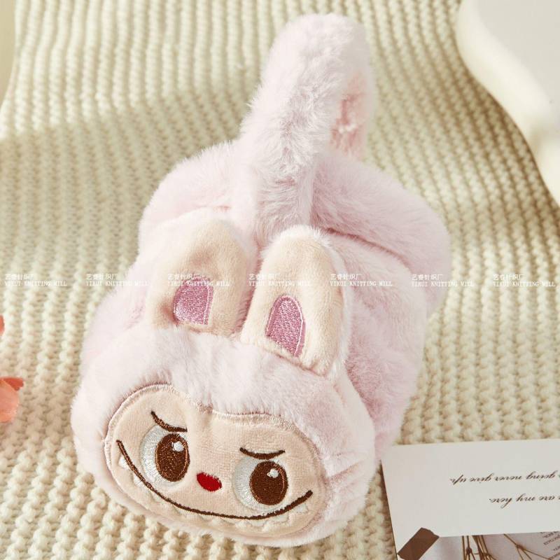 Niedliche Hasen-Plüsch-Ohrenschützer für Jungen und Mädchen, Herbst- und Winter-Kinder-Frostschutz- und Wärme-Ohrenschützer von Joom DACH