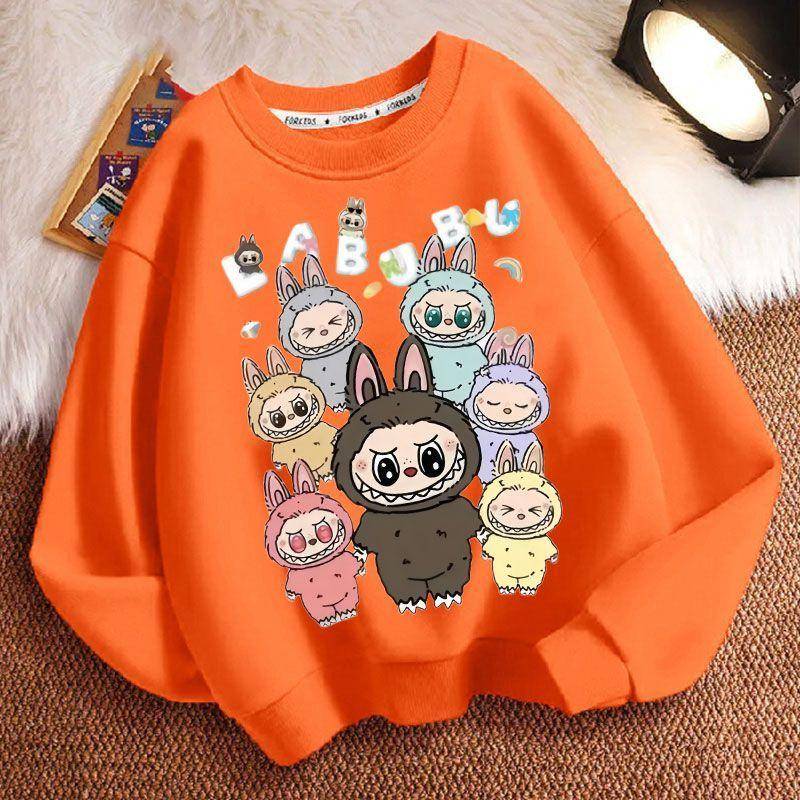 Niedliche Kinder-Hoodies, Rundhals-Langarm-Lockere und lässige Hoodies für Jungen und Mädchen für Frühling und Herbst 130 von Joom DACH