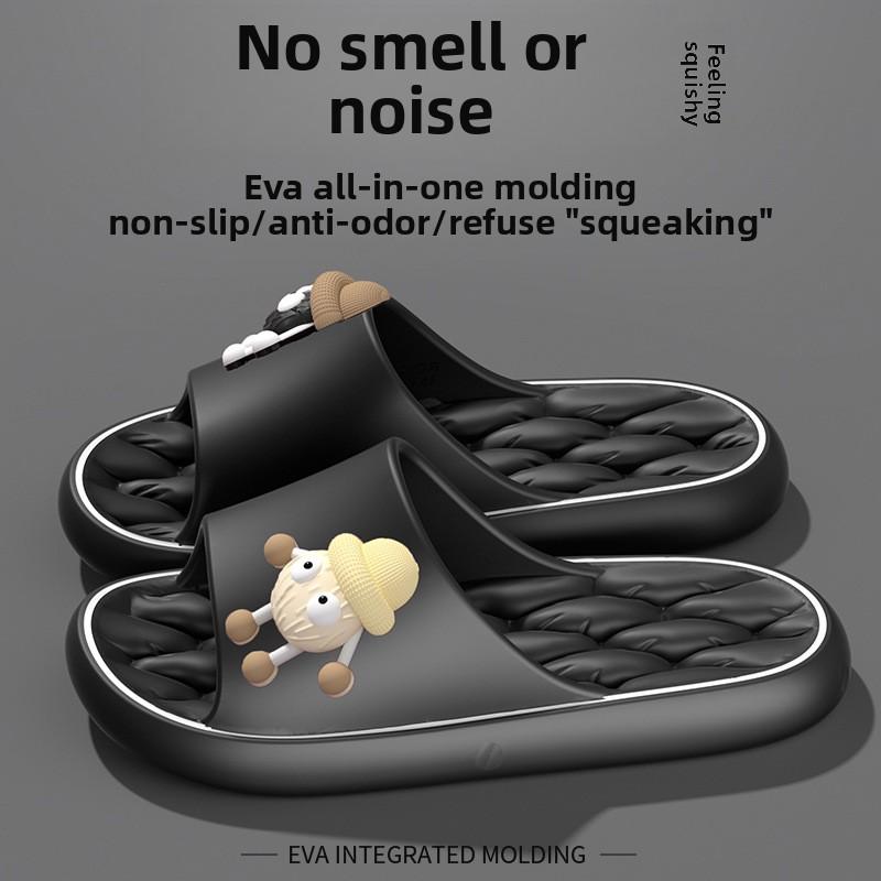 Niedliche Kohlekugel-Hausschuhe für Damen im Sommer, neues Anti-Rutsch-Design für den Außenbereich, Zuhause im Innenbereich, coole Hausschuhe für Herren 44-45 von Joom DACH