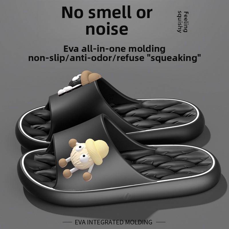 Niedliche Kohlekugel-Hausschuhe für Damen im Sommer, neues Anti-Rutsch-Design für den Außenbereich, Zuhause im Innenbereich, coole Hausschuhe für Herren 44-45 von Joom DACH