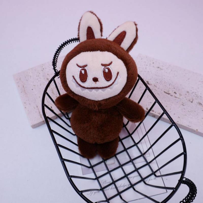 Niedlicher Anhänger Plüschpuppe Mädchen Herz Tasche Schlüsselanhänger Geschenk Puppe Greifautomat gold keychain von Joom DACH