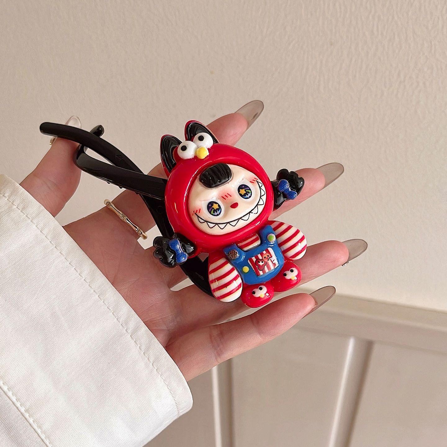 Niedlicher Cartoon Einstrich Twist Clip, Einfacher Hochsteckfrisur Haarspange, Haarspange für Damen Hinterkopf Kopfschmuck von Joom DACH