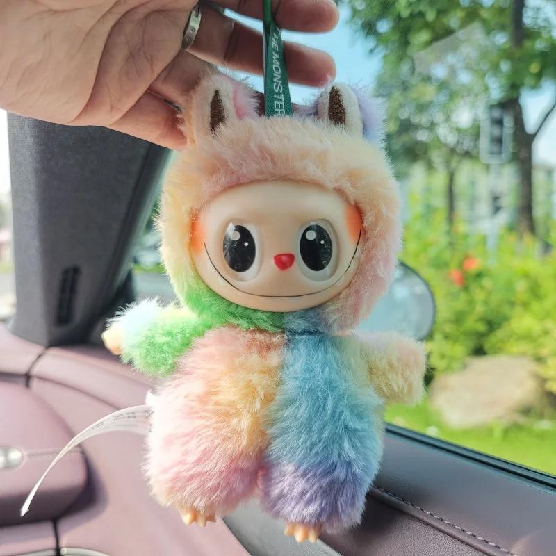 Niedlicher Entzückender Gummi Plüsch Hase Anhänger, Plüschtier Puppe, Bunte Kleiner Hase Taschenanhänger, Schlüsselanhänger Puppe von Joom DACH