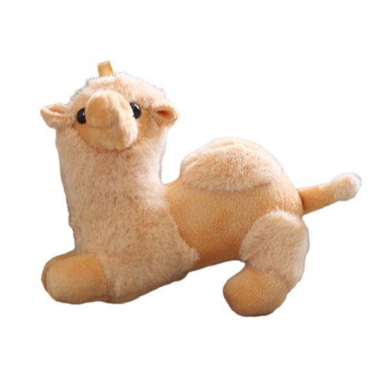 Niedlicher Plüsch Kamel Schlüsselanhänger Flauschige Kamel Puppe Schlüsselanhänger für Rucksäcke Geldbörsen Puppe beige von Joom DACH