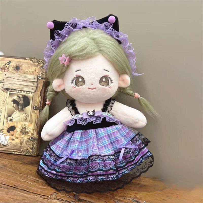 Niedliches Prinzessin Dres JK Uniform Kleidung für 20cm Baumwollplüsch Cartoon DIY Puppe Anziehkleidung Rock Anzug Socken Spielzeug Mädchen Geschenk von Joom DACH