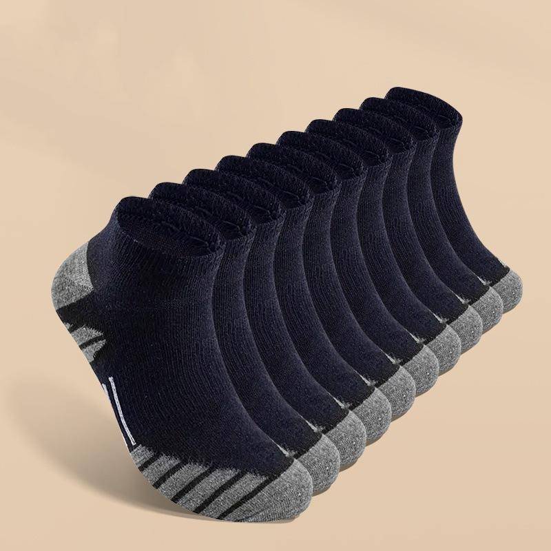 Niedrig geschnittene Socken für Herren, bequeme und atmungsaktive Socken 1 pair navy blau von Joom DACH