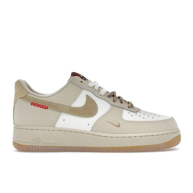 Nike Air Force 1 07 LX Jahr der Schlange Damen Sneaker Tan Sail Light-Khaki HV5990-172 36.5 von Joom DACH