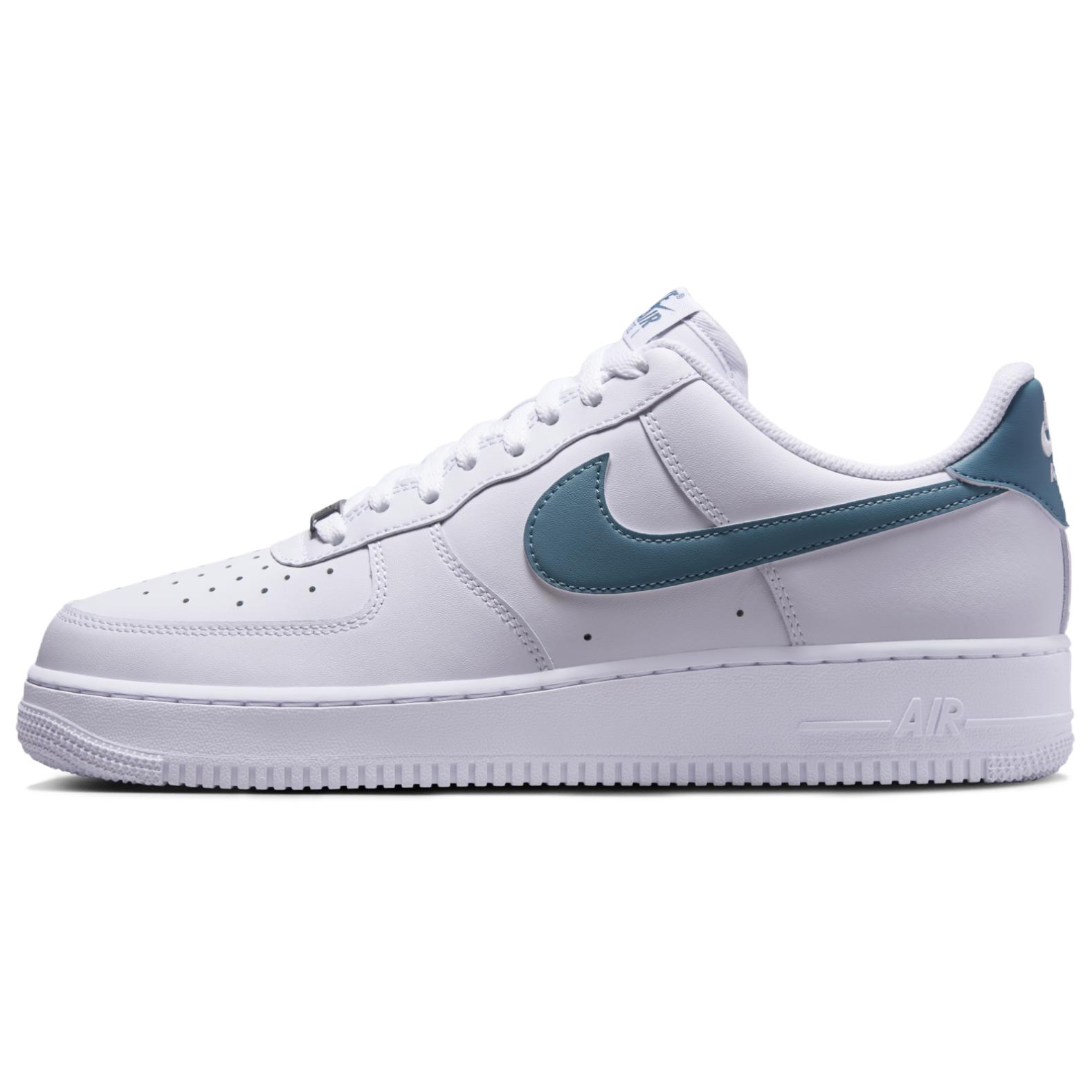 Nike Air Force 1 07 Weiß Smokey Blue Herren Sneaker FJ4146-114 44 von Joom DACH