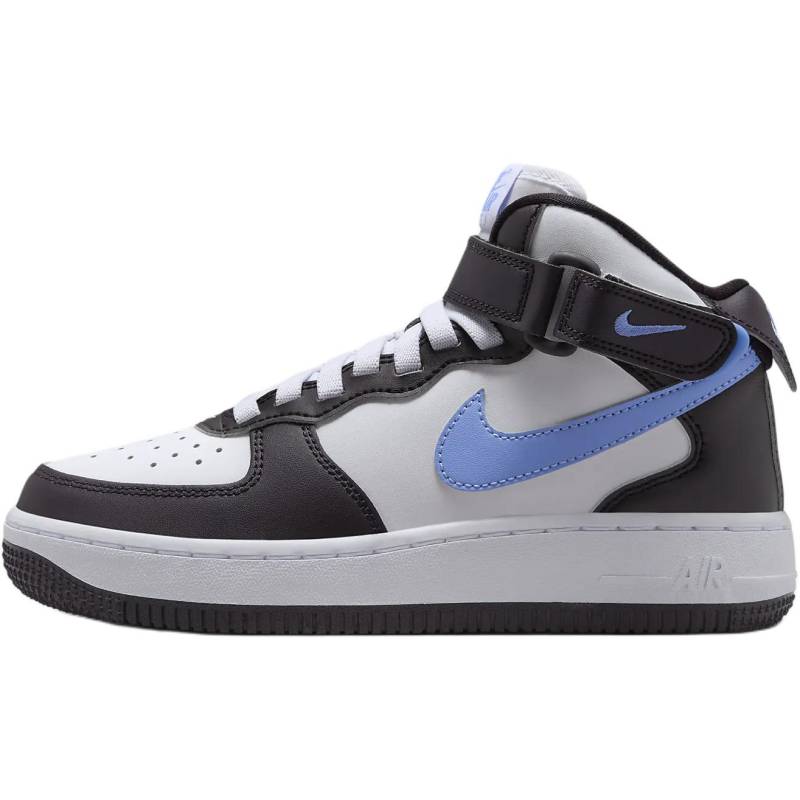 Nike Air Force 1 Easy On Bequeme Weiche Rutschfeste Langlebige Mid Top Kinder-Sneaker Kinder-Sneaker Schwarz Weiß Blau FN1193-600 32 von Joom DACH