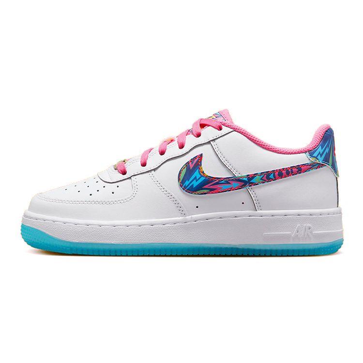 Nike Air Force 1 Low GS All-Star 2023 Kinder-Sneaker Weiß Pink-Glow Speed-Yellow DZ4883-100 36 von Joom DACH