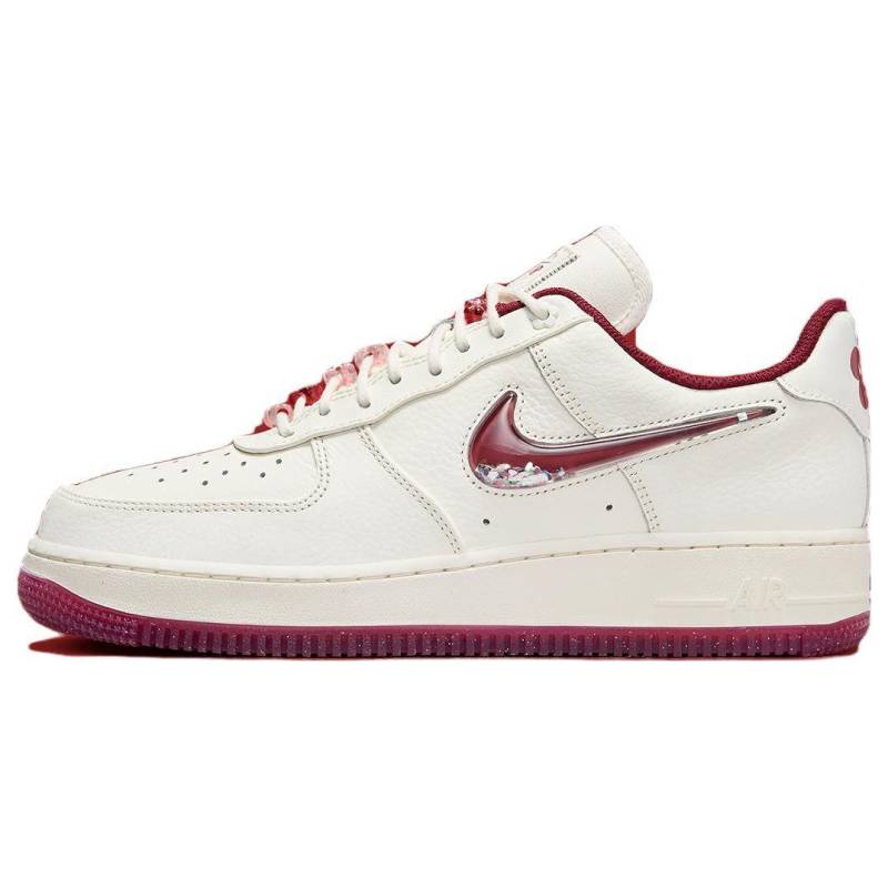 Nike Air Force 1 Low Valentinstag 2024 Damen Sneaker Cream Sail Team-Red FZ5068-161 38.5 von Joom DACH