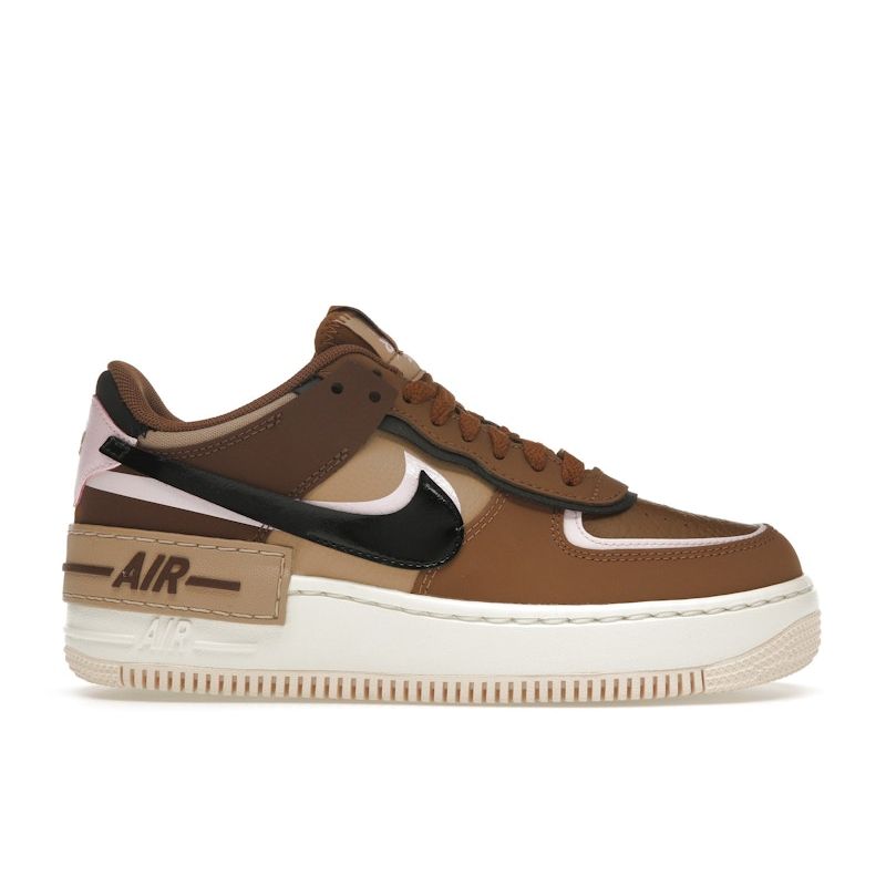 Nike Air Force 1 Shadow Light British Tan Damen Sneaker Braun Pink-Schaum Hanf DZ1847-200 35.5 von Joom DACH