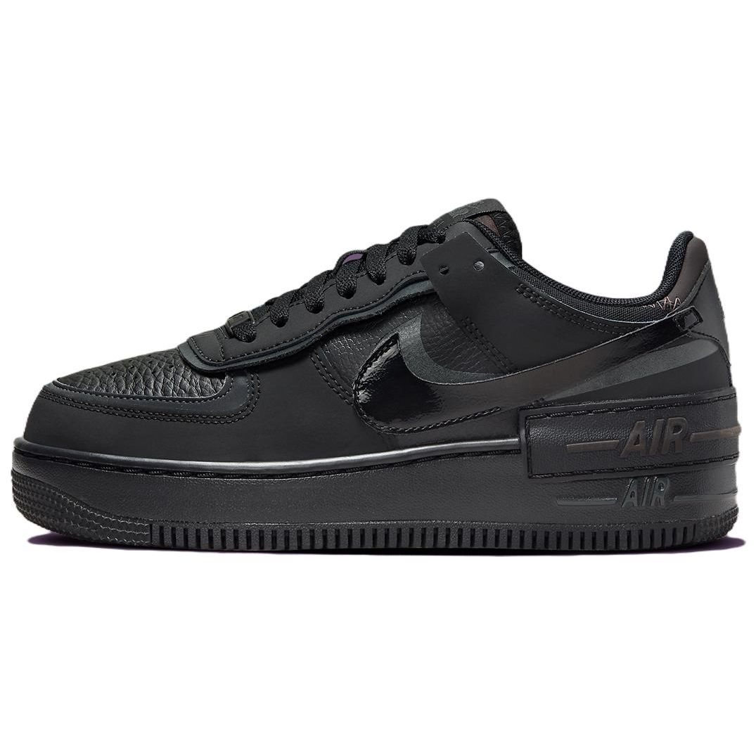 Nike Air Force 1 Shadow Triple Black Damen Sneaker Anthrazit Samtbraun FB7582-001 38 von Joom DACH
