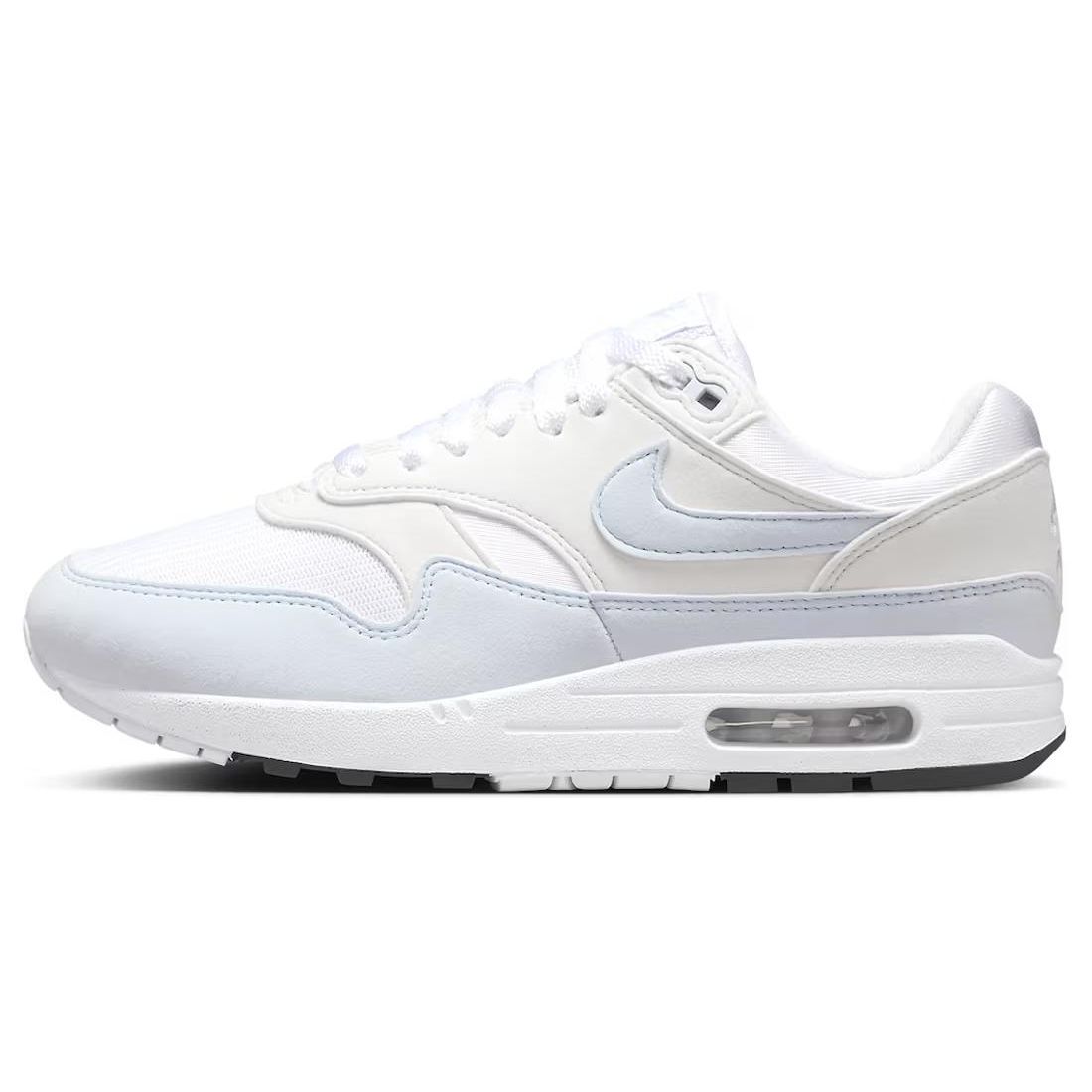 Nike Air Max 1 Football Grey Damen Sneaker Weiß Platinum-Tönung Schwarz DZ2628-105 35.5 von Joom DACH