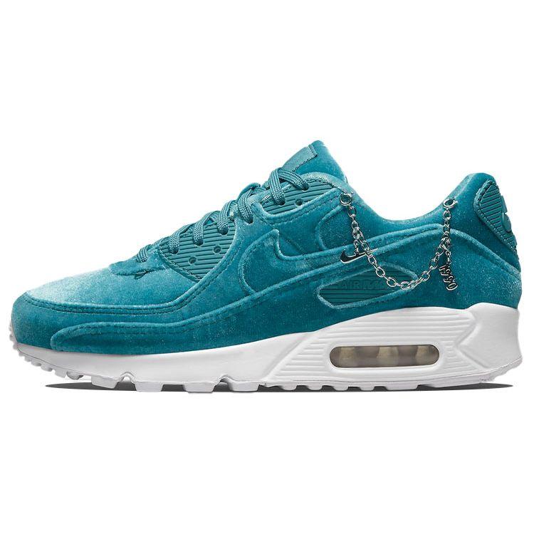 Nike Air Max 90 Lucky Charms Damen Sneaker Grün Aschgrün Metallic-Silber DO2194-001 35.5 von Joom DACH