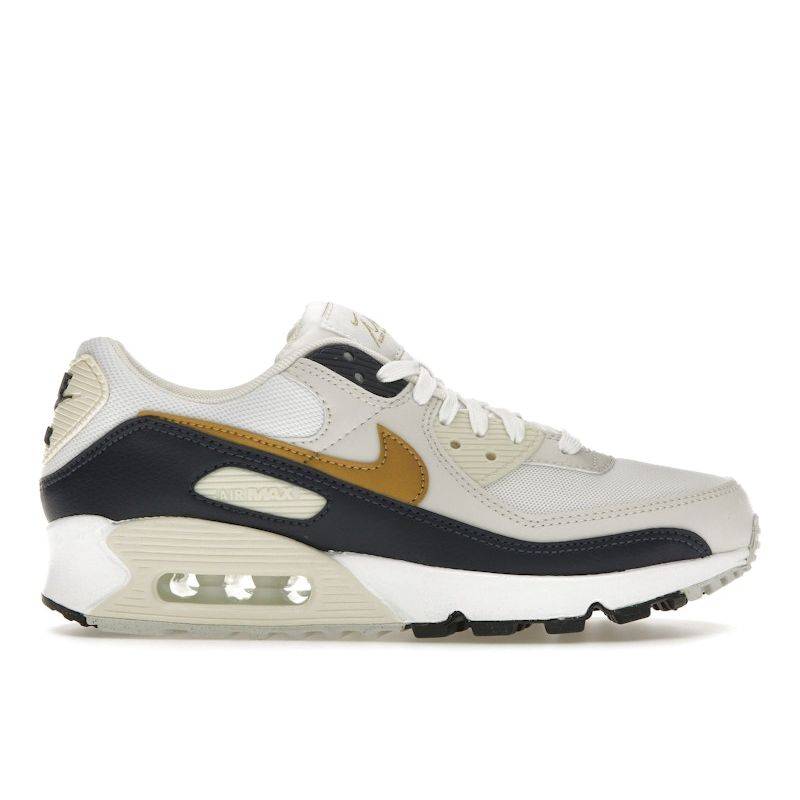 Nike Air Max 90 Olympic Damen Sneaker Weiß Marine Kokosmilch HF3444-100 37.5 von Joom DACH