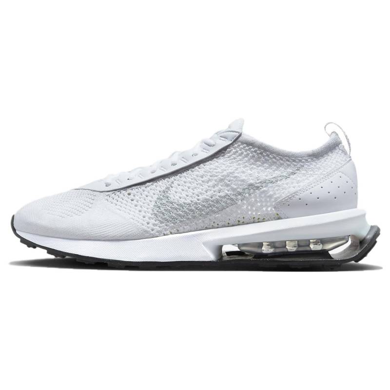 Nike Air Max Flyknit Racer Next Nature Pure Platinum Herren Sneaker Weiß Schwarz FJ4002-100 42.5 von Joom DACH