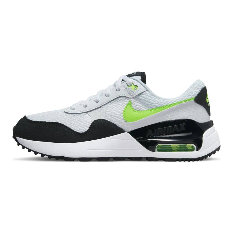 Nike Air Max SYSTM GS Weiß Volt Kinder Sneaker Pure-Platinum Schwarz DQ0284-100 35.5 von Joom DACH