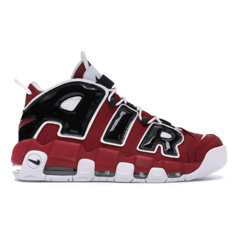 Nike Air More Uptempo Bulls Hoops Pack Herren Sneaker Varsity-Rot Schwarz-Weiß 921948-600 40 von Joom DACH