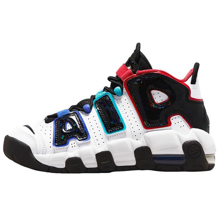 Nike Air More Uptempo CL GS All-Star Kinder-Sneaker Weiß Universitätsrot Spielkönigsblau FV0838-100 37.5 von Joom DACH