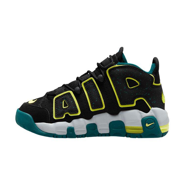 Nike Air More Uptempo GS Schwarz Geode Teal Kinder Sneaker Clear-Jade Volt DZ2809-001 37.5 von Joom DACH